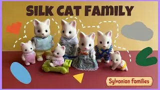 Silk Cat Family 🐱 [Sylvanian Families] [Calico Critters] [실바니안패밀리]