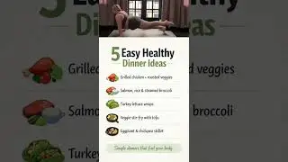 Easy Healthy Dinner Ideas for Busy Nights #bodysignals #health #food  #shorts #skincare #weightloss
