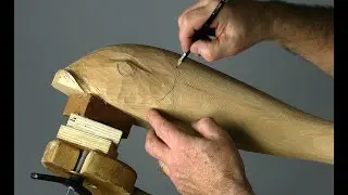 How to Carve a Koi Carp - 4 Bosting the Head