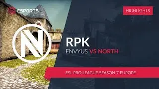 ENVYUS.RPK VS. NORTH @ESL Pro League Season 7 Europe