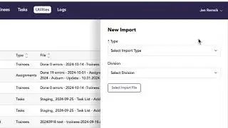 How to import tasks