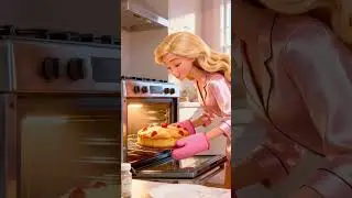 Barbie&rsquo;s Morning Routine 💄🍰 From Baking Cake to Getting Glam ✨