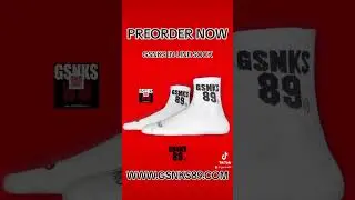 PREORDER THE GSNKS IN-LINE SOCK NOW ONE www.GSNKS89.COM #SHORTS #SHORT #MORNINGMOTIVATION #GSNKS89