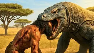 Life 4.1 Million Years Ago | The Wild Survival Showdown: Early Man vs. Komodo Dragon