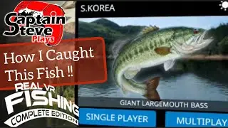Giant Bass Event - How I Caught The Giant Large Mouth Bass