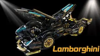 My 13th  Film  LEGO Technology LamborghiniV12 super car Speed Build Review