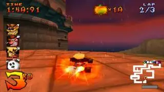 CTR Crash Team Racing - Cortex Castle - Neo Cortex (Arcade) PS1