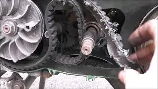 Měn&iacute;me řemen a spojku na sk&uacute;tru Maxon Matador 125