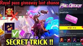 Last Chance To Win Royal Pass/Pre Order Upcoming Next Ultimate Crate/Full Explain Pre Order/PUBGM