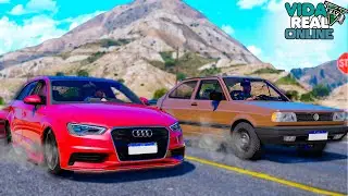 GTA V VIDA REAL - APOSTEI UMA CORRIDA COM O GOL QUADRADO! *ganhei?!?* | #30