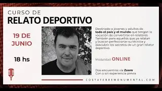Curso de Relato Deportivo con Lito Costa Febre 🎙️
