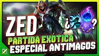 🐻 ZED MID EXÓTICO |  🥵 "SE PIENSAN QUE LES TROLEO"  | COMO JUGAR ZED MID en la S14 en ESPAÑOL 🤠