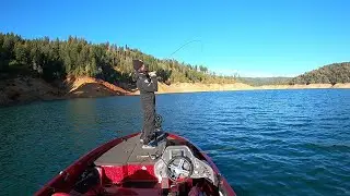 We had the lake to ourselves - Bullards Bar Bass Fishing