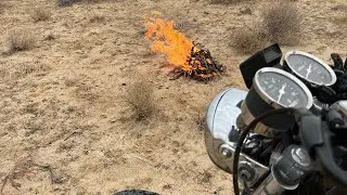 Nomad on a Motorcycle: Herding Sheep and Cooking Over an Open Fire