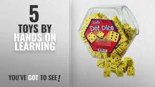 Top 10 Hands On Learning Toys [2018]: Learning Resources Hands-On Soft Dot Dice Bucket