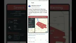 Ithaca, New York Severe Thunderstorm 6-3-20