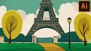 Paris Illustration | Illustrator Tutorial | Wednesday Wonders #3: Paris