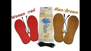 USB Heated Insoles Test / Review. USB cтельки с подогревом Обзор / Тест