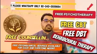 Free Psychological Services | Free CBT, DBT & Counseling by Psychologist Shafaqat Ali