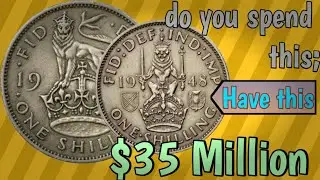 One Shilling 1948 & 1951 | King George VI FID DEF Coin | Rare British Shilling Full History & Value