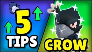 🚀 COMO USAR a CROW en BRAWL STARS 🚀 [5 Consejos QUE NO SABES] Como mejorar en Brawl Stars #6