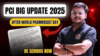 PCI Latest Update 2025 | Pharmacy Council of India News | D Pharma & B Pharma Students Must Watch