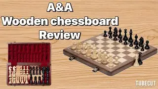 Unleash Your Strategic Genius with the A&A Premium Natural Walnut Folding Chess Set Review!