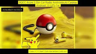 Pokemon Pikachu Earphones 5.0 Wireless Bluetooth Sport Noise Reduction