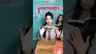 That One Chhapri Girl in Class 🤣 #viralshort #comedy #school #shorts