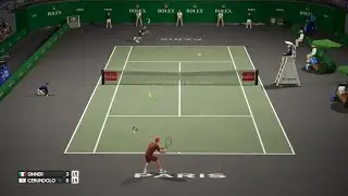 Jannik Sinner vs Francisco Cer&uacute;ndolo ATP Par&iacute;s 25 [1080x60 fps] AO International Tennis   