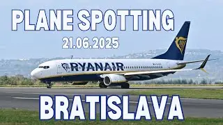 Bratislava Airport Spotting &ndash; Regular Traffic (Ryanair, Boeing 737)