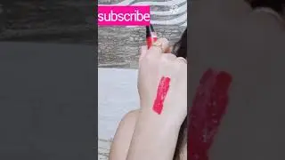 *NEW* BLUE HEAVEN hyper stay matte Liquid Lipstick  Shade 01(Red) Lip Swatches 💄/ Rs. 97 | #Shorts
