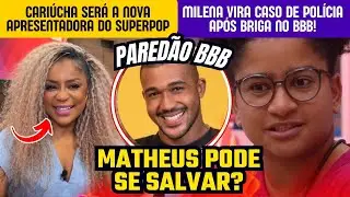 🔴 Cariúcha troca SBT pela RedeTV; Enquetes BBB 26; Milena faz descoberta; TRETA na madrugada