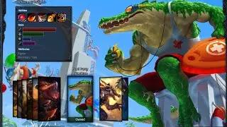 Pool Party Renekton Skin Spotlight Gameplay 1080p HD League Of Legends