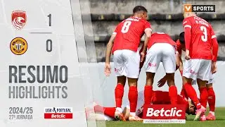 Resumo: Santa Clara 1-0 Nacional (Liga 24/25 #27)