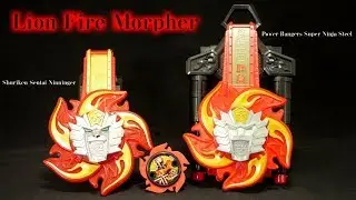 Power Rangers Super Ninja Steel Lion Fire Battle Morpher DX Lion Fire Morpher 2018 アメリカ版ニンニンジャー！