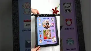 Customized Baby Details Frame ❤#youtubeshorts #art #photogifts #shorts #gift #personalisedgifting