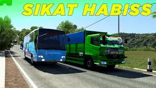Ke Wisata Goa Jatijajar Naik Bus Setra Adi Putro Bermesin Scania | EURO TRUCK SIMULATOR 2