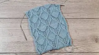 Knit a cool openwork pattern with SPOKES. Detailed Master Class for beginners.