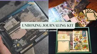 Unboxing a Journaling Kit 🌿 | Cozy & Minimal Stationery