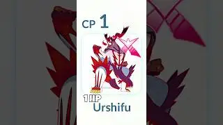 1 HP Single-Strike Urshifu Destroy Grunt Badly in #pokemongo