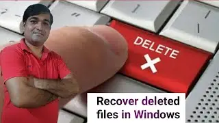 How to easily Recover deleted files in Windows explain by Garud Tech