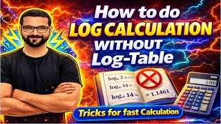 Log Calculation WITHOUT Log Table 🤯 | Fast Tricks for Exams