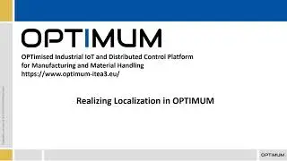 URO/Comnovo/Thorsis OPTIMUM // Realizing Localization in OPTIMUM