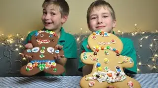 РАСКРАШИВАЕМ ПРЯНИЧНЫХ ЧЕЛОВЕЧКОВ! TWINS' COOKING SHOW! Кулинарное шоу Близнецов