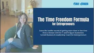 Time Freedom Formula: Why Your Business Feels Stuck (& How to Fix It)
