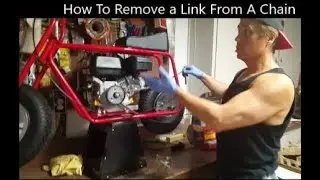 How I Remove a Link From My Mini Bike Chain. Mini Bikes Taking Over!