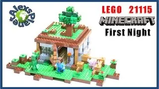 Lego Minecraft 21115 First Night Build Review