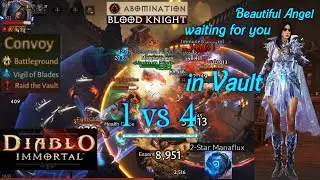 Vault PvP (1 vs 4) | BK Abomination dance | Bg, Convoy, VoB PvP | NEW 2 star gem | Diablo Immortal