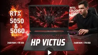 HP Victus with RTX 5050 & 5060 🔥 Intel i7 13620H 24GB Ram 1 TB SSD 🔥 #intel #nvidia